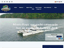 Tablet Screenshot of calypsocruises.com